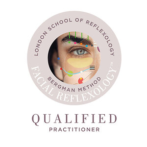 Facial Reflexology & Zone Face Lift. facial reflexology qualified logo